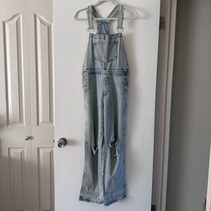 Solai Light Blue Denim Overalls